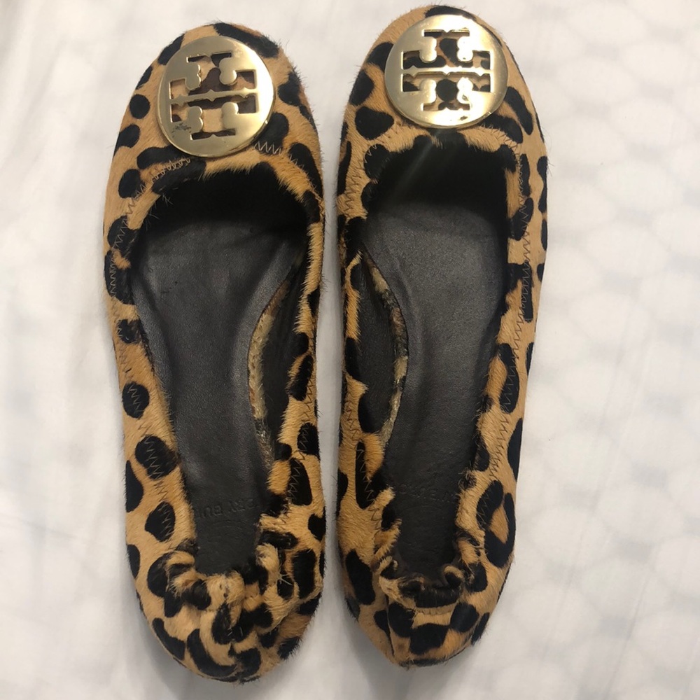 Tory Burch Reva Flats Cheetah